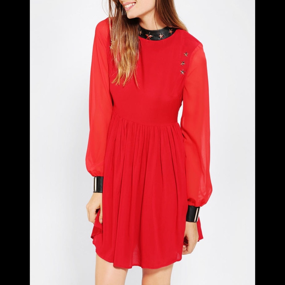 BITCHING and JUNKFOOD Red dress NEW with tags